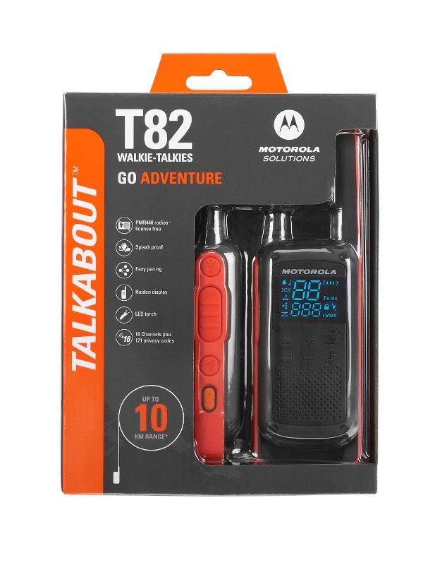 Motorola Talkabout T82, вид сбоку
