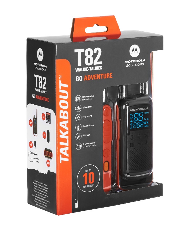 Motorola Talkabout T82, изображение комплекта