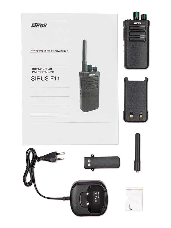 Sirus F11, рация в сборе