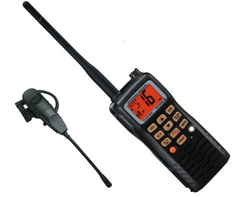 Standard Horizon HX-760S, рация с аксессуарами