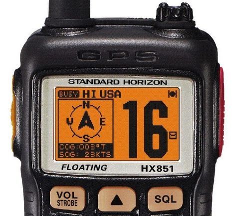 Standard Horizon HX-851, рация и комплект