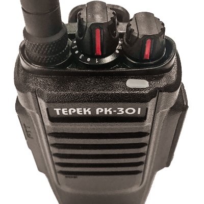 ТЕРЕК РК-301 UHF, рация спереди