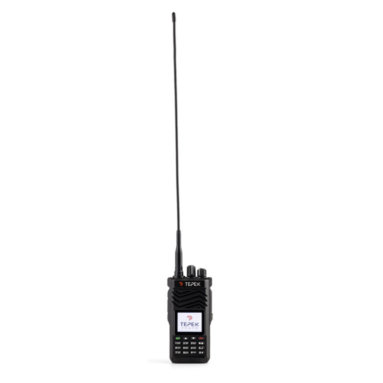 Рация ТЕРЕК РК-322 DMR v.2024, вид сбоку