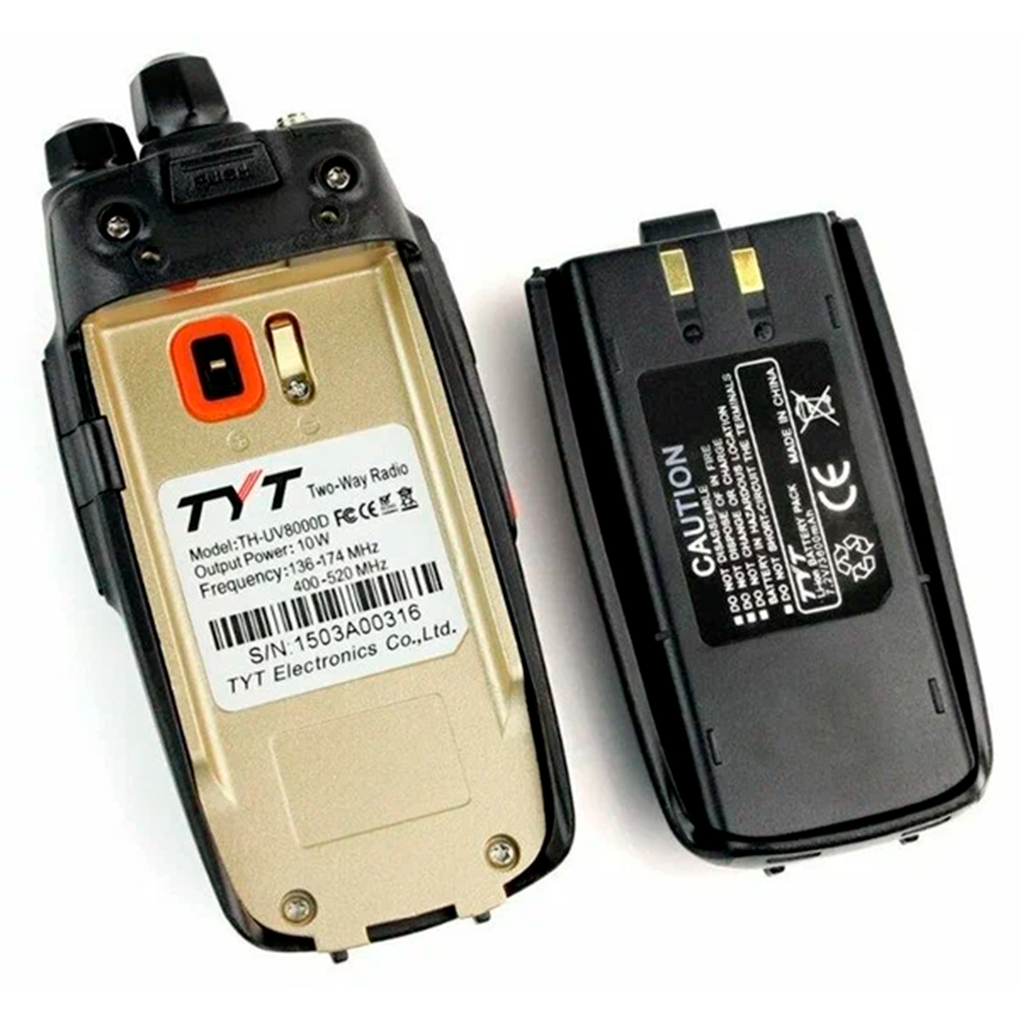 TYT TH-UV8000D, рация с антенной