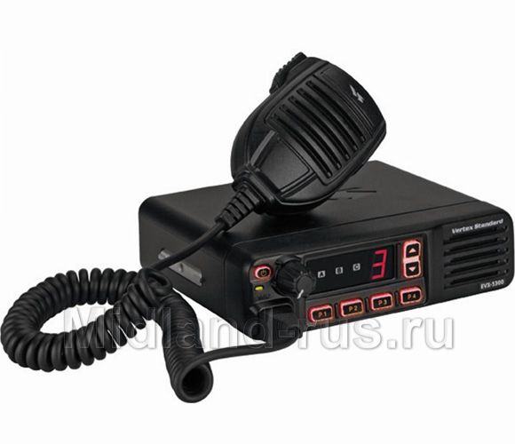 Vertex EVX-5300, вид радиостанции и органов управления