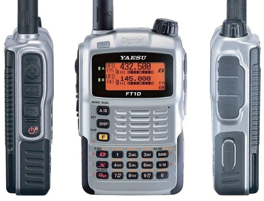 Yaesu FT1DR, рация и аксессуар