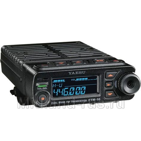 Yaesu FTM-10R, передняя панель