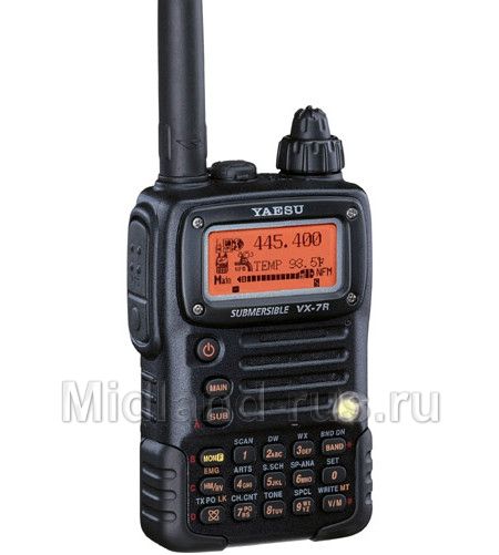 Yaesu VX-7R, вид спереди