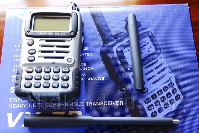 Yaesu VX-7R, дисплей и клавиатура