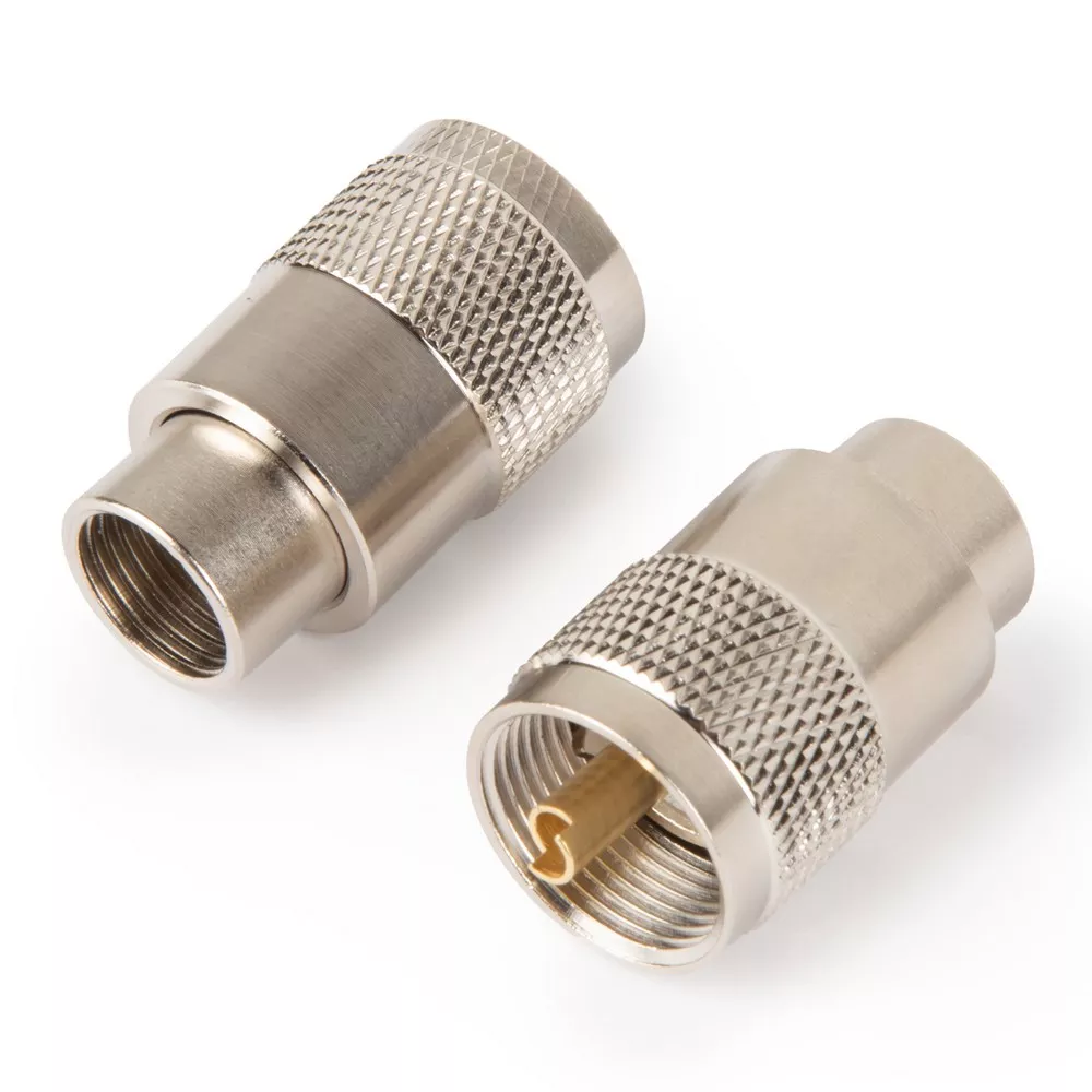 Разъём UHF-male на кабель 8D-FB, накручивающийся
