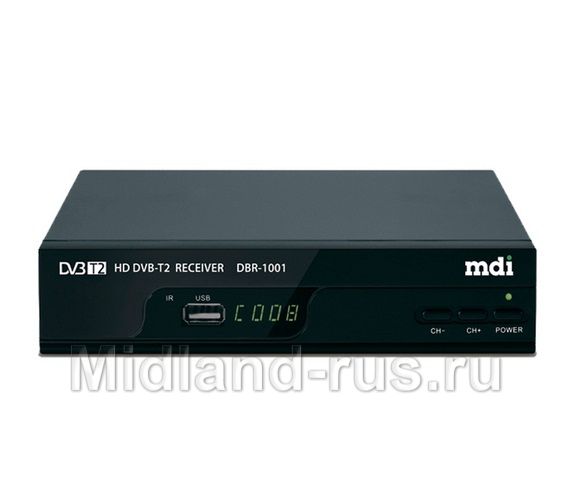Ресивер DVB T2 MDI DBR 1001