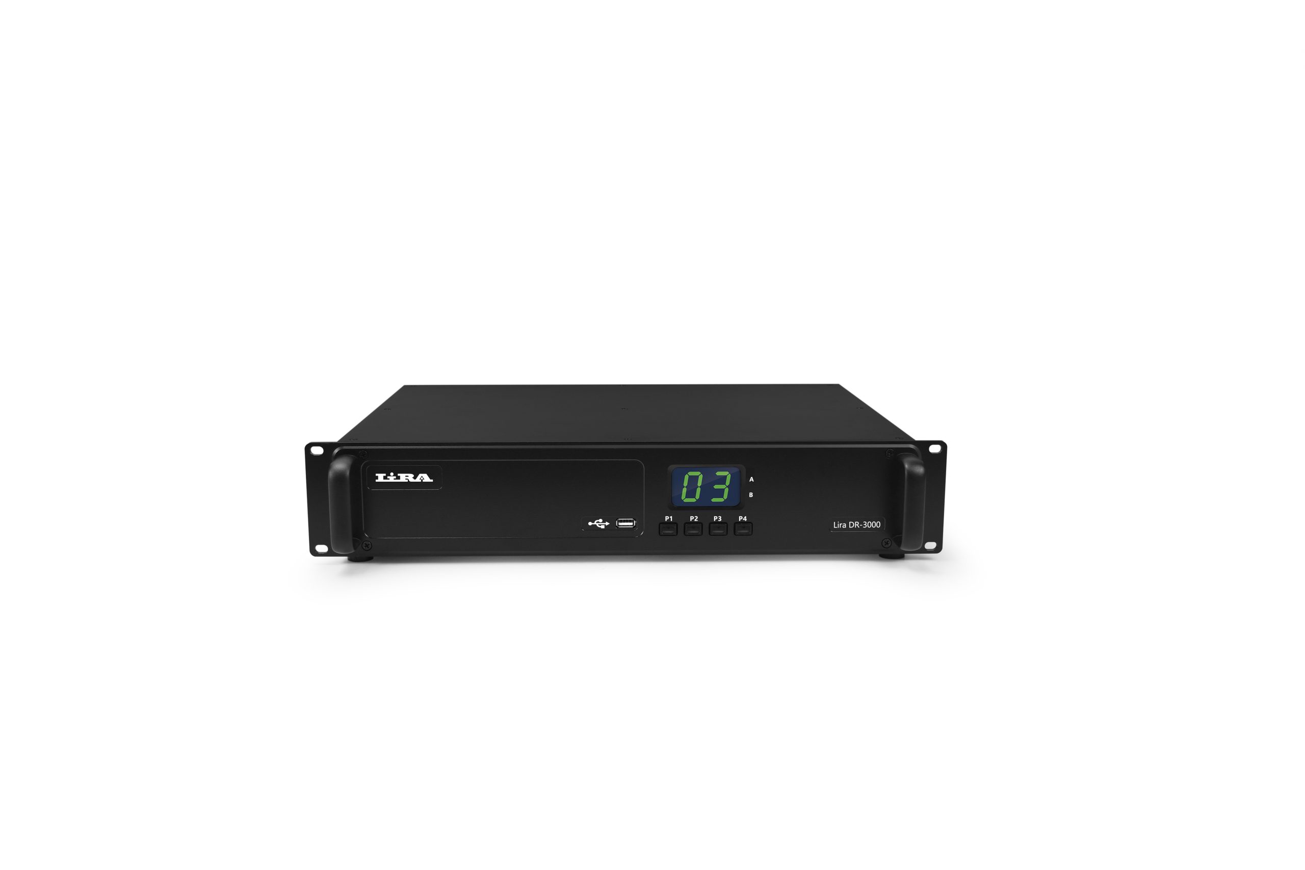 Lira DR-3000 DMR UHF, передняя панель