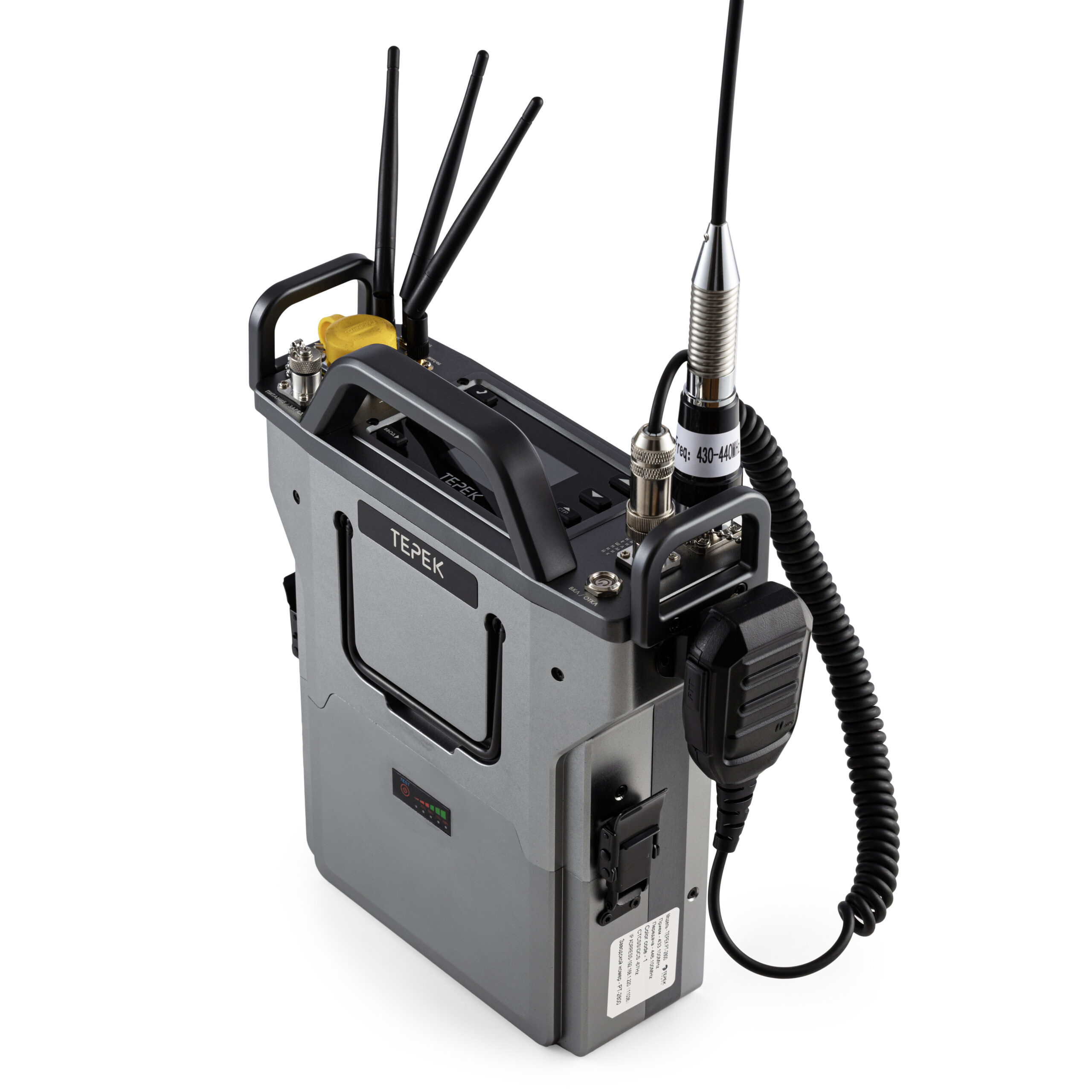ТЕРЕК РТ-2800 IP S AES VHF, элементы управления
