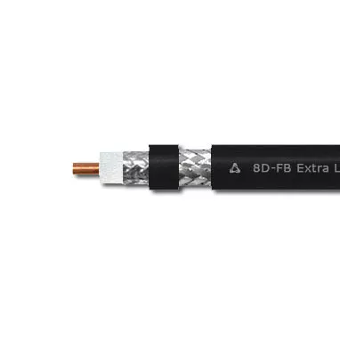 SCALAR 8D-FB PVC Black кабель