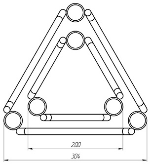 СТ-S3-2-5000, выдвижная свободностоящая мачта
