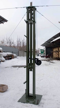 Трубчатые стальные мачты высотой от 4.5 м до 21 м. Серия СТ-S1T/Стрела-1